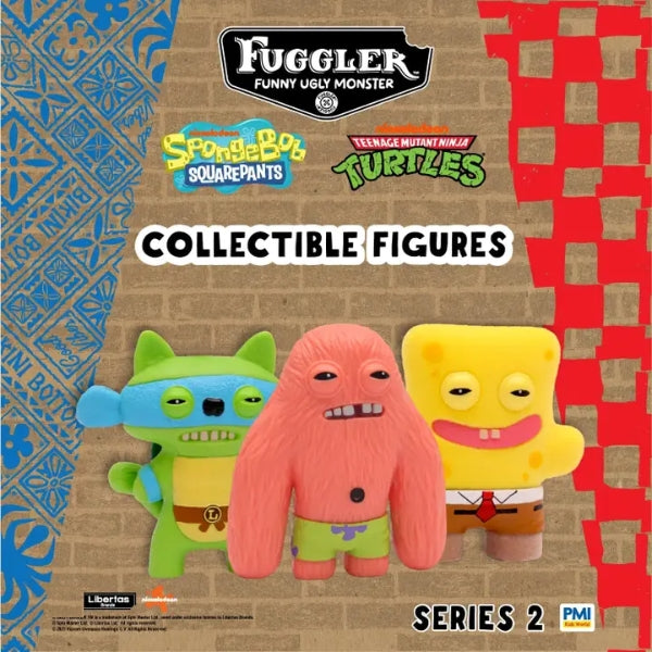 Fuggler Collectible Mystery Figure Series 2 Limited Edition Spongebob Squarepants and TMNT