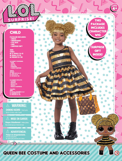 California Costumes L.O.L Surprise! Queen Bee Child Costume Medium