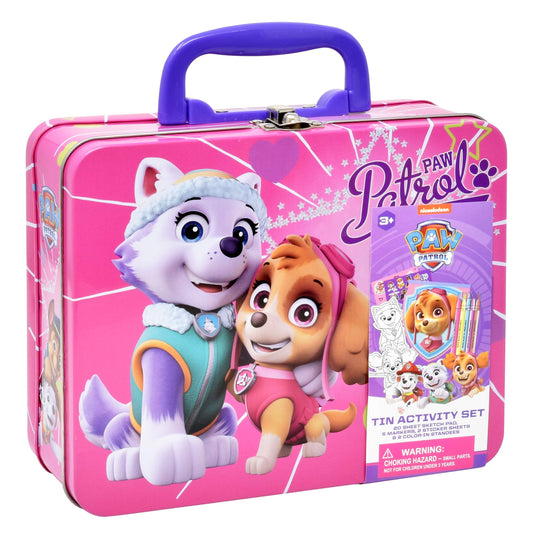 Paw Patrol Coloring and Activity Tin Box