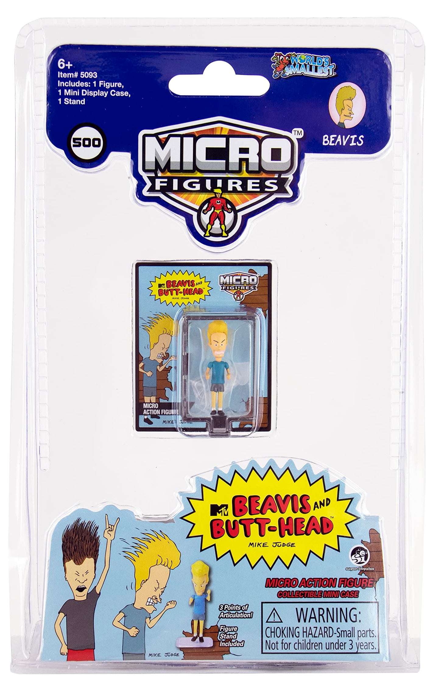 World's Smallest Beavis and Butt-Head 2-Pack Micro Figures