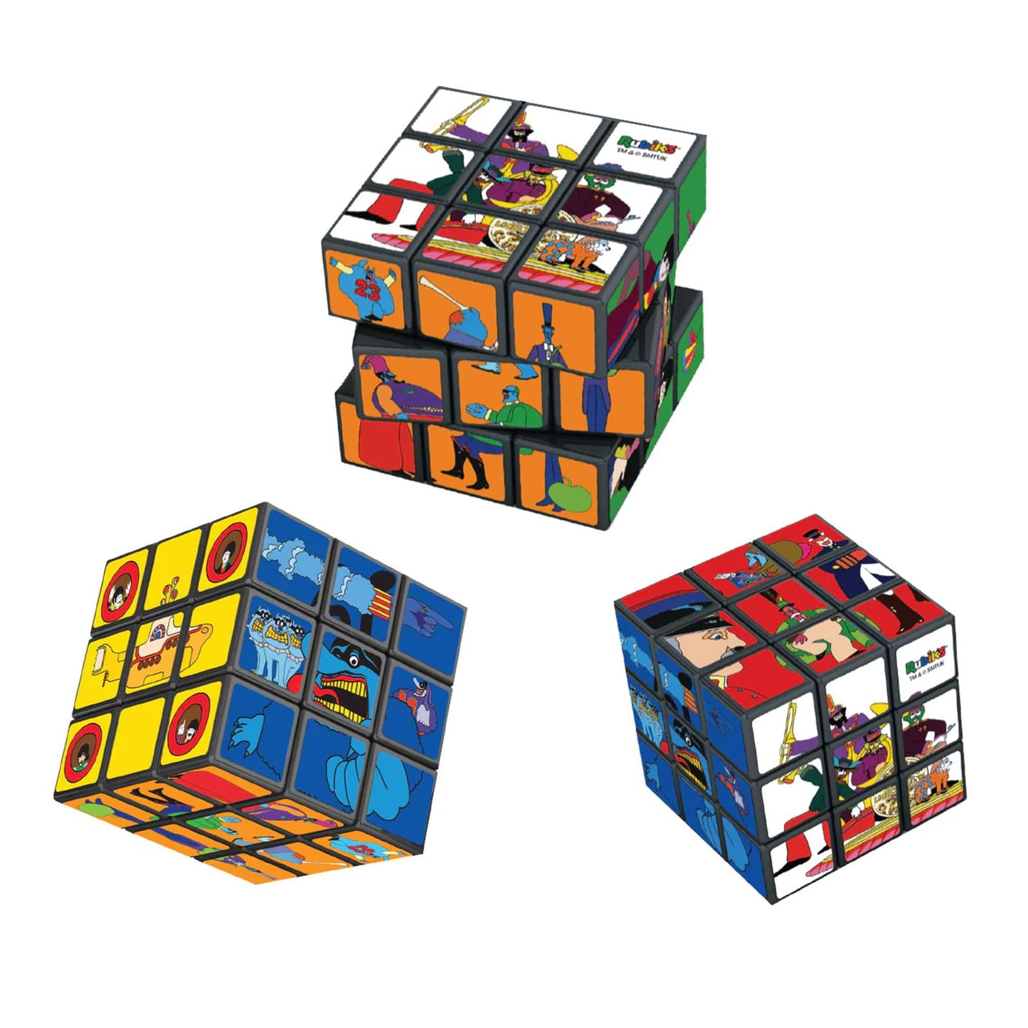 The Beatles x Rubik's Yellow Submarine 3" x 3" Cube