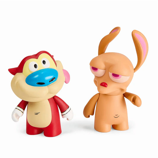 Kidrobot Ren & Stimpy 3" Vinyl Figure 2-Pack