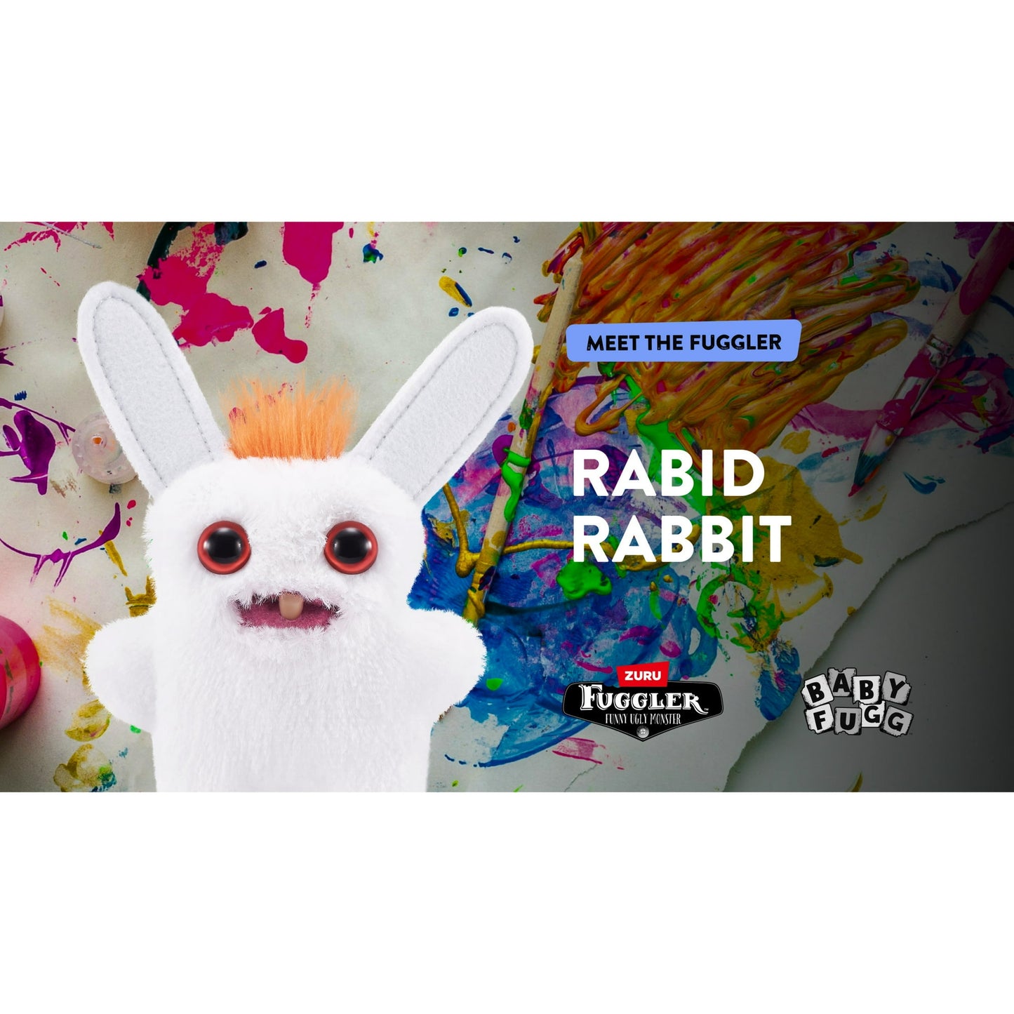 Fuggler 3.5-inch Baby Fugg Series 4 - Rabid Rabbit
