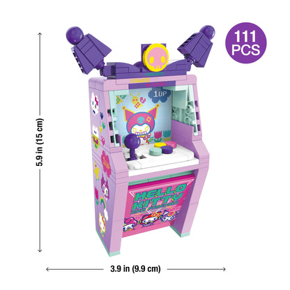 Brickcraft Hello Kitty and Friends Kuromi Arcade Building Set – 111 Pieces