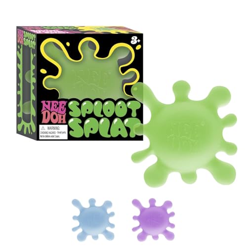 Schylling NeeDoh SplootSplat 3pc Blue, Purple, Green Full Set