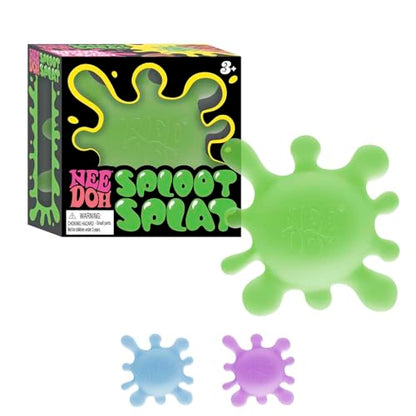Schylling NeeDoh SplootSplat 3pc Blue, Purple, Green Full Set