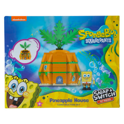 SpongeBob SquarePants Pineapple House Snap & Switch Construction Set, 97 pieces