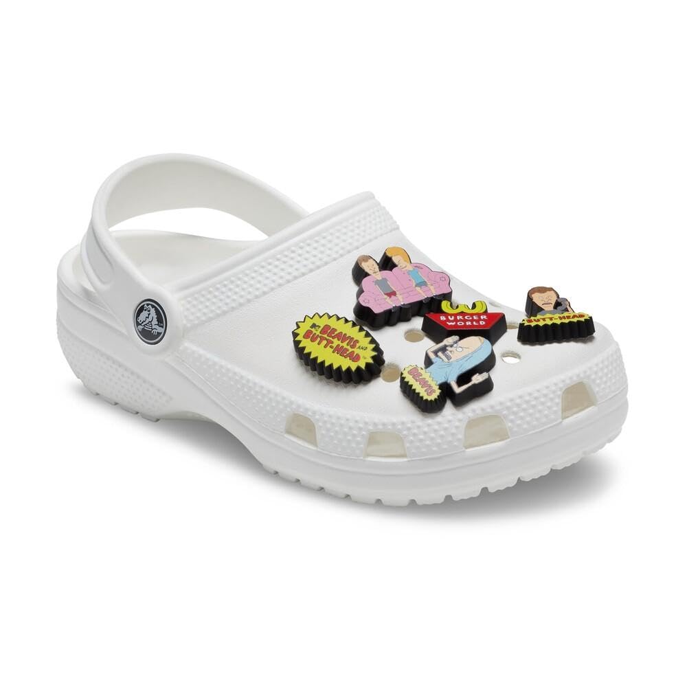 Crocs Jibbitz 5-Pack Icons Beavis and Butthead Shoe Charms | Jibbitz for Crocs