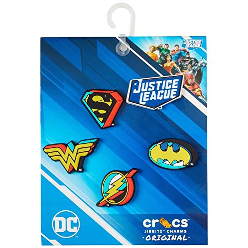 Crocs Jibbitz 5-Pack Superhero Justice League Shoe Charms | Jibbitz for Crocs