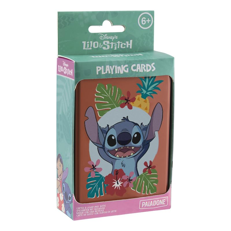 Paladone Lilo & Stitch Playing Cards in Collectible Tin