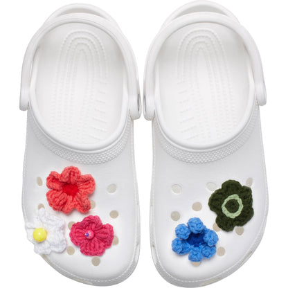Crocs Jibbitz 5-Pack Crochet Flowers Shoe Charms | Jibbitz for Crocs