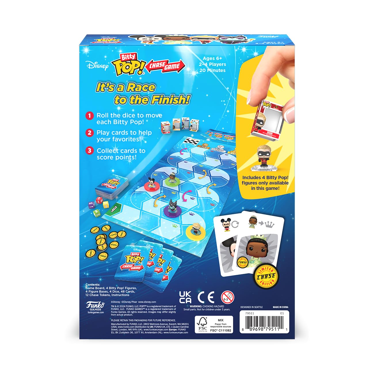 Funko Games Bitty Pop! Chase Game Disney Bitty Pop! Figures