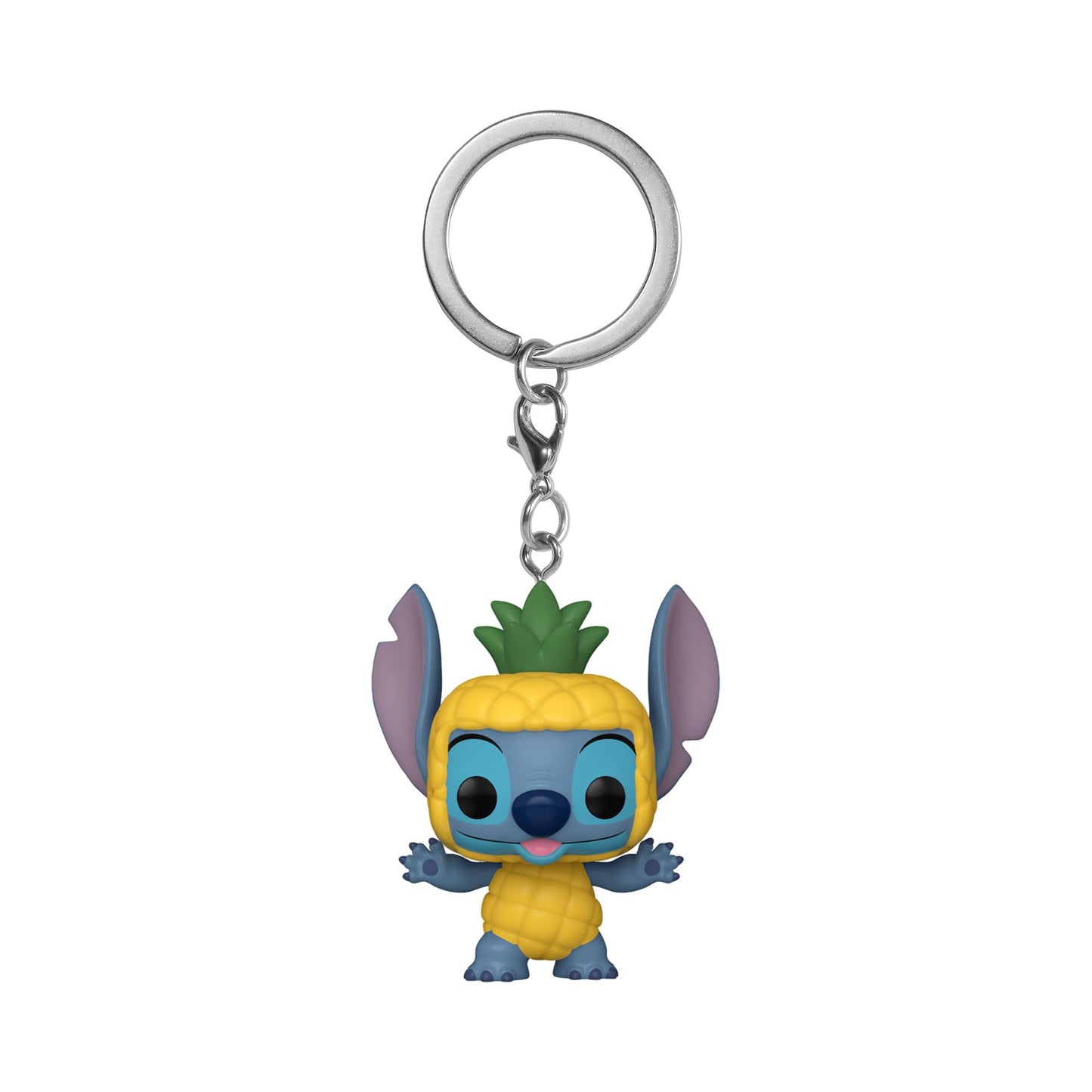Funko Pop! Keychain: Disney Lilo and Stitch - Stitch as Enamel Pineapple Novelty Keyring