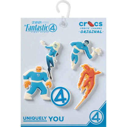 Crocs Jibbitz 5-Pack Superhero Fantastic 4 Shoe Charms | Jibbitz for Crocs
