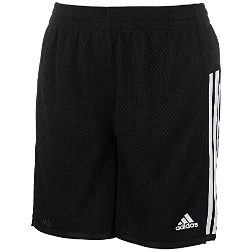adidas Girls' Big 5" Mesh Athletic Gym Basketball Shorts, Large
