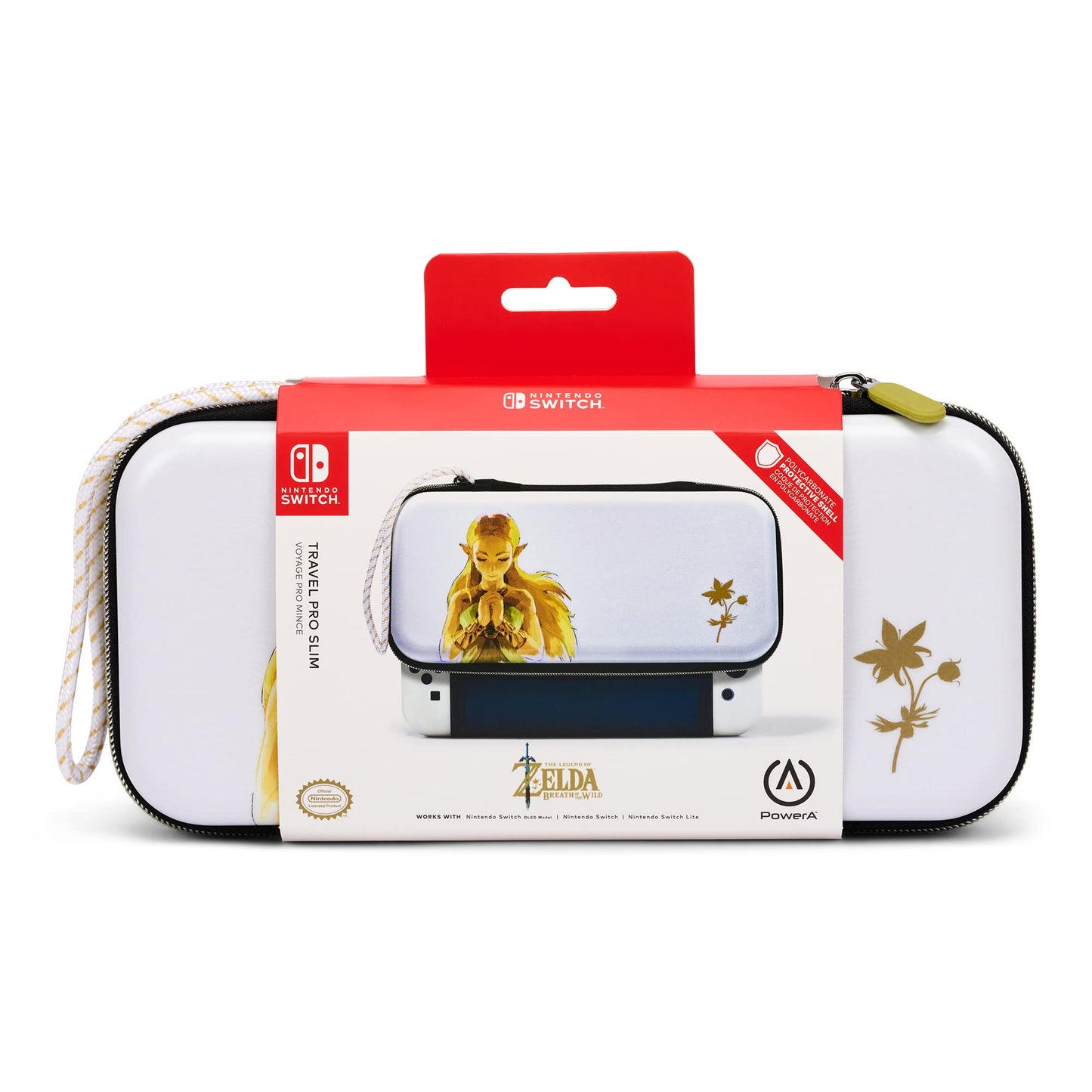 PowerA Travel Pro Princess Zelda Slim Case - OLED Model for Nintendo Switch and Nintendo Switch Lite