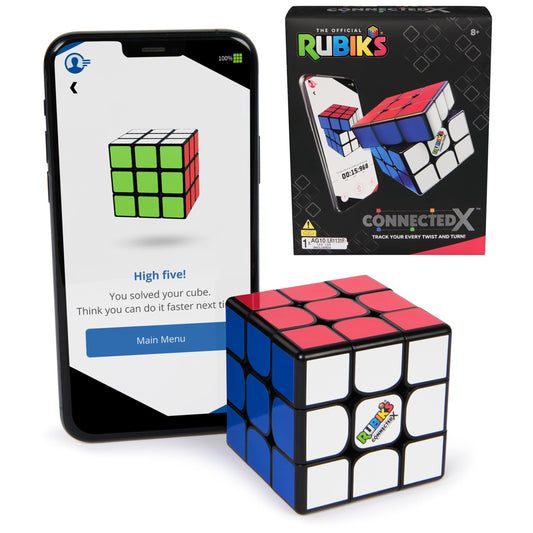 Rubik's Cube, The Official Rubik’s ConnectedX, Bluetooth-Enabled 3x3 Speed Cube