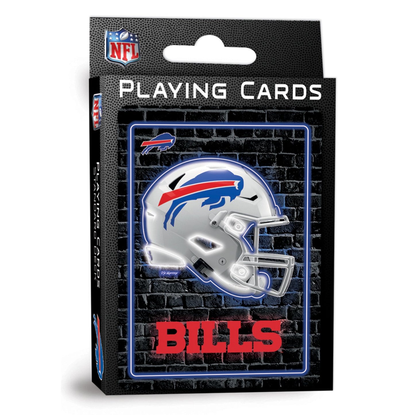 Masterpieces Officially Licensed NFL Buffalo Bills Neon-Styled Playing Cards - 54 Card Deck