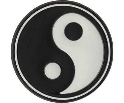 Crocs Jibbitz Yin Yang Symbol Shoe Charm | Jibbitz for Crocs