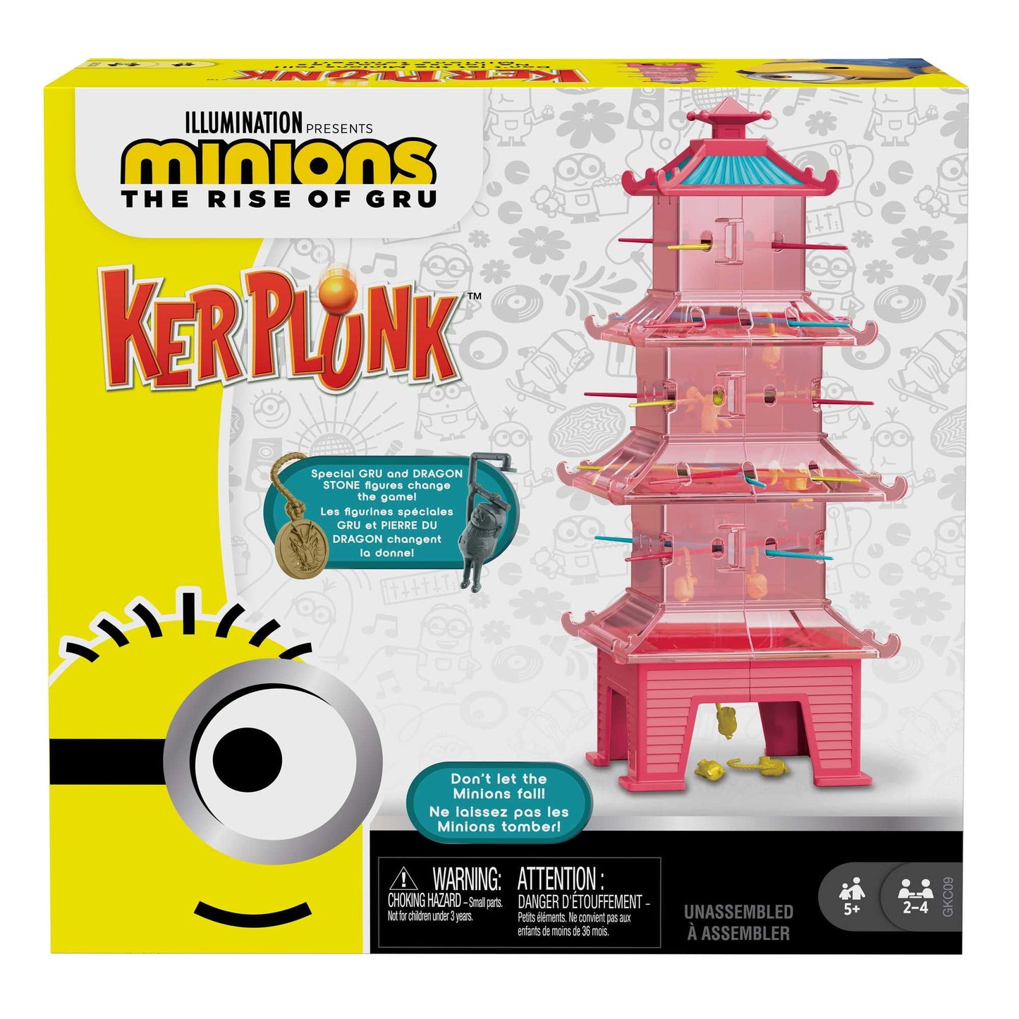 Mattel Games Kerplunk featuring Minions: The Rise of Gru