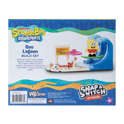 Well Played Toys SpongeBob SquarePants Goo Lagoon Build Set - 97 Pieces