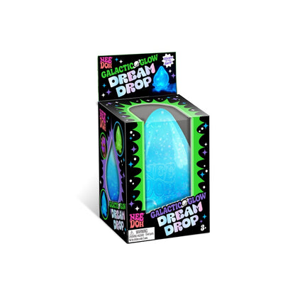 Schylling NeeDoh Galactic Dream Drop | Sparkle Waterdrop Sensory Stress Fidget, 1 Random Color