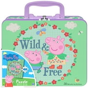 Peppa Pig 48pc Jigsaw Puzzle in Tin Lunch Box