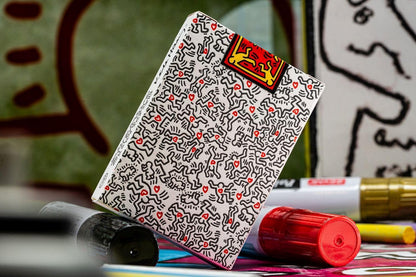 theory11 Keith Haring Premium Playing Cards, Poker Size Standard Index