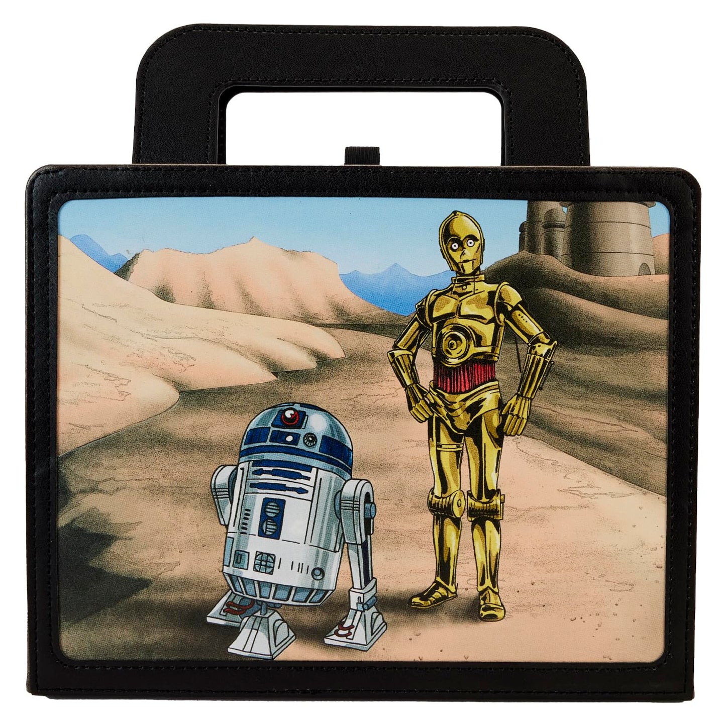 LOUNGEFLY Stationary Star Wars Return of The Jedi Lunchbox Journal