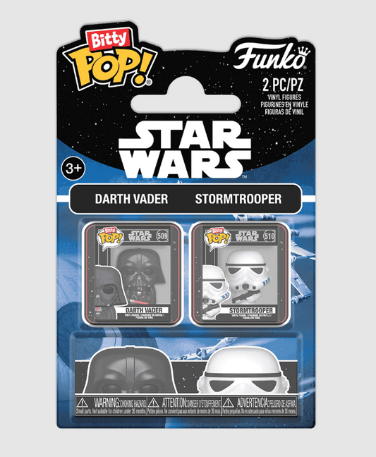 Funko Bitty POP! Star Wars Darth Vader and Stormtrooper 2-Pack