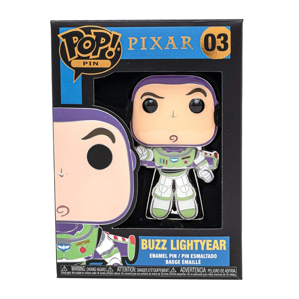 Funko Pop! Pin: Pixar 4 in Enamel Pin - Buzz Lightyear