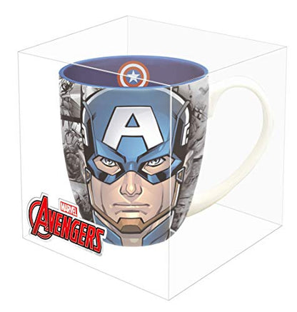 Captain America Cartoon Face Mug