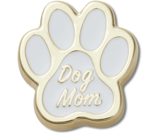 Crocs Jibbitz Gold Dog Mom Paw Shoe Charm | Jibbitz for Crocs