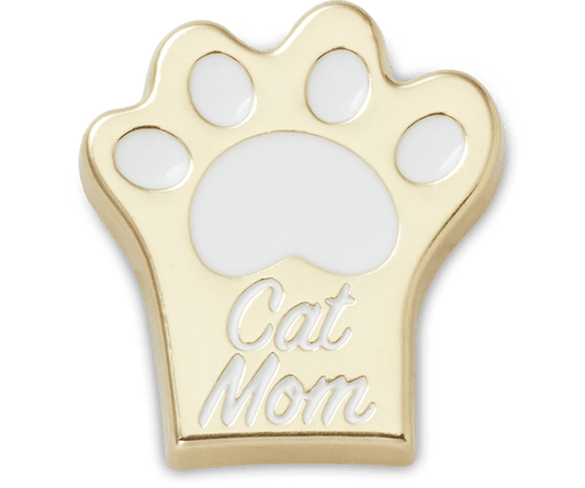 Crocs Jibbitz Gold Cat Mom Paw Shoe Charm | Jibbitz for Crocs