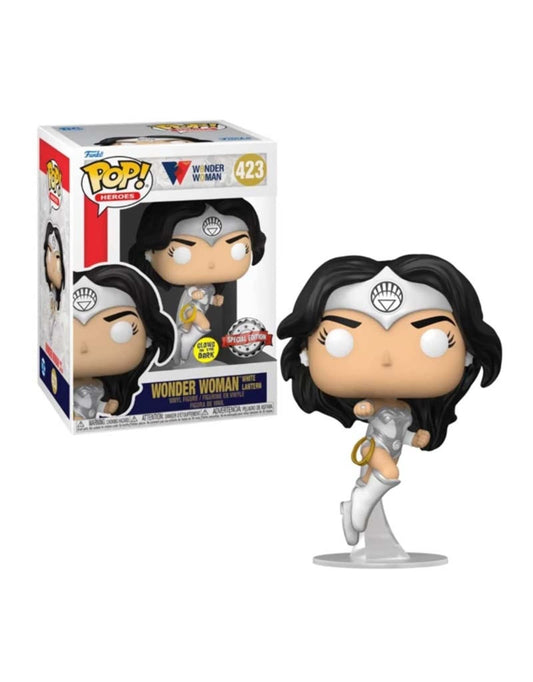 Funko Pop! Wonder Woman 80th Anniversary White Lantern Glow-in-The-Dark Pop!