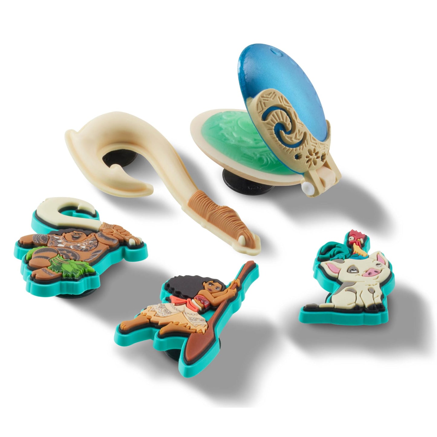 Crocs Jibbitz 5-Pack Disney Princess Moana Shoe Charms | Jibbitz for Crocs