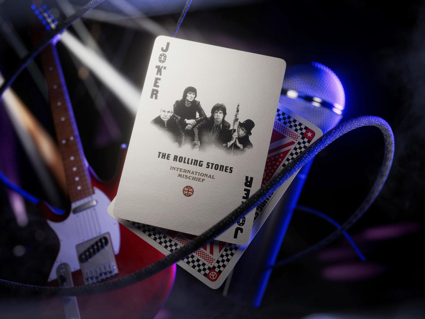 theory11 The Rolling Stones Premium Playing Cards, Poker Size Standard Index