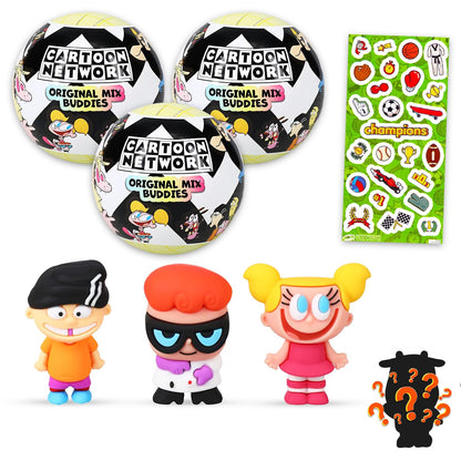 Cartoon Network Blind Ball 3 Pack Bundle Original Mix Buddies
