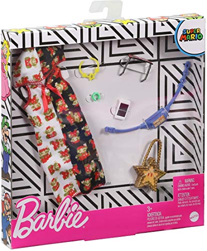 Barbie Storytelling Fashion Pack of Inspired by Super Mario