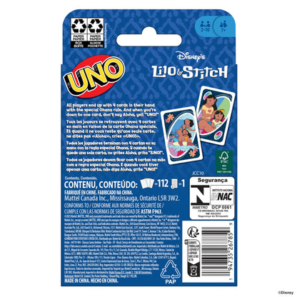UNO Disney’s Lilo and Stitch Card Game for Kids & Family Night