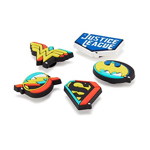 Crocs Jibbitz 5-Pack Superhero Justice League Shoe Charms | Jibbitz for Crocs