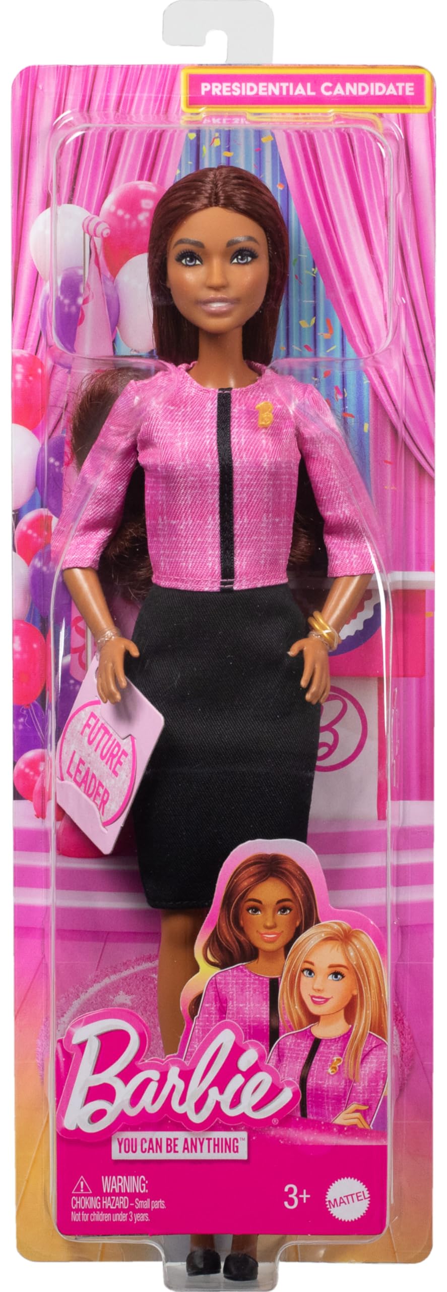 Barbie Careers Doll & Accessories, Future Leader with Light Brown Hair