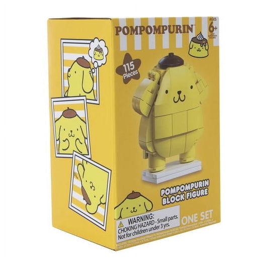 Sanrio Hello Kitty Pompompurin Block Figure Build Kit - 115 Pieces