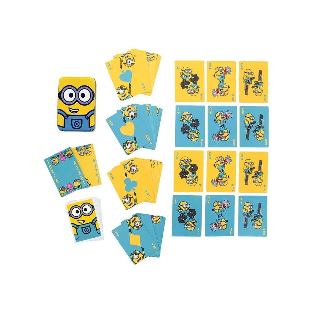 Paladone Minions Illustrated Playing Cards - Despicable Me Classic Card Game in Collectible Tin