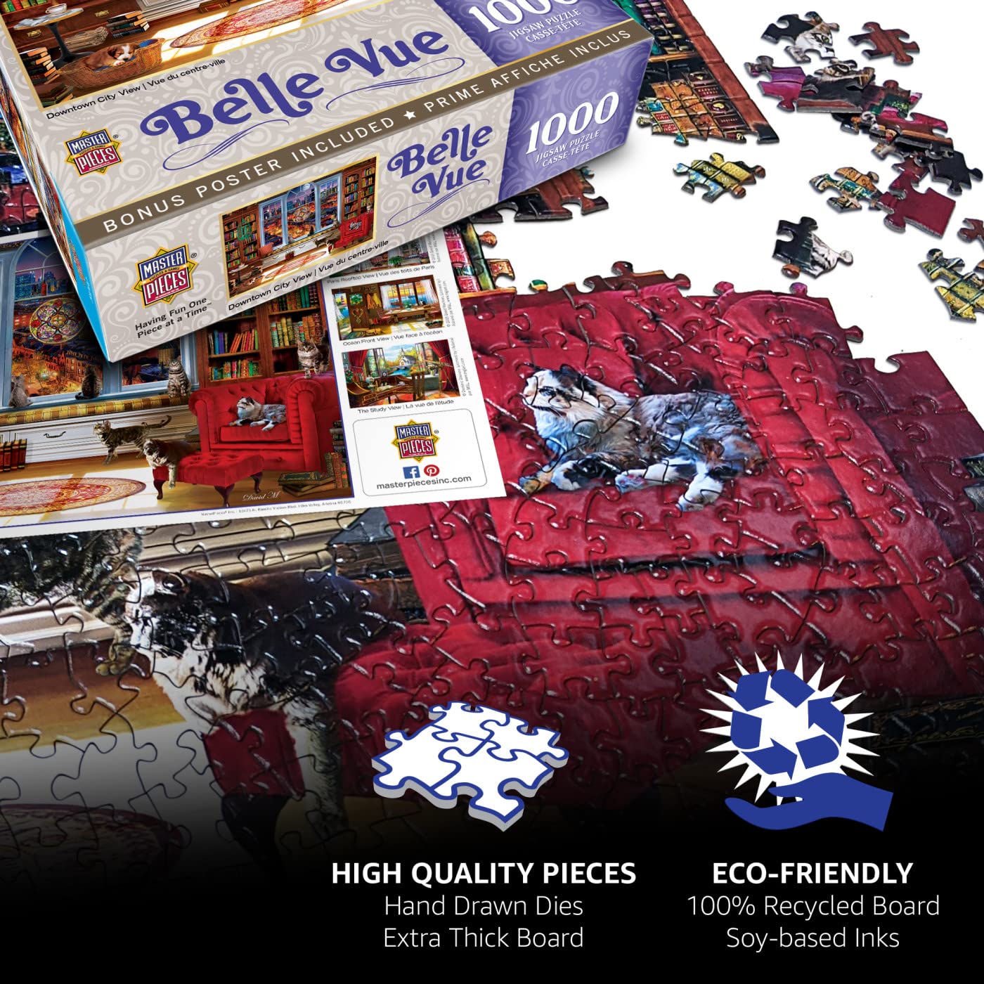 MasterPieces Three Beauties 750 Piece Jigsaw Puzzle - 18" x 24"