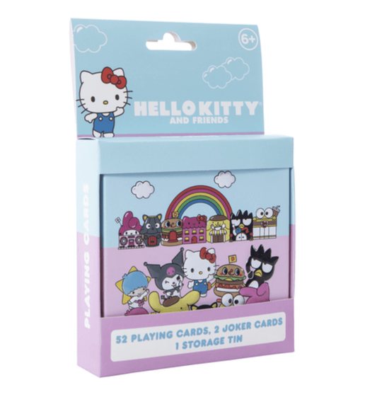 Sanrio Hello Kitty Standard Playing Card Decks with Storage Tin