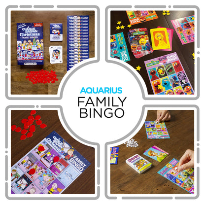 AQUARIUS - Peanuts Charlie Brown Christmas Family Bingo Game