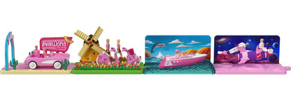 BarbieLand Toy Vehicle Playset with 1.5-inch Dolls and Boat Inspired by Barbie The Movie