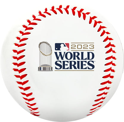 Rawlings Official 2023 World Series Champions - Texas Rangers Commemorative Baseball White Vinyl