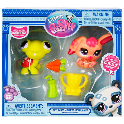 Littlest Pet Shop 2-Pack Series 2 Tortoise and Rabbit Pet Pairs